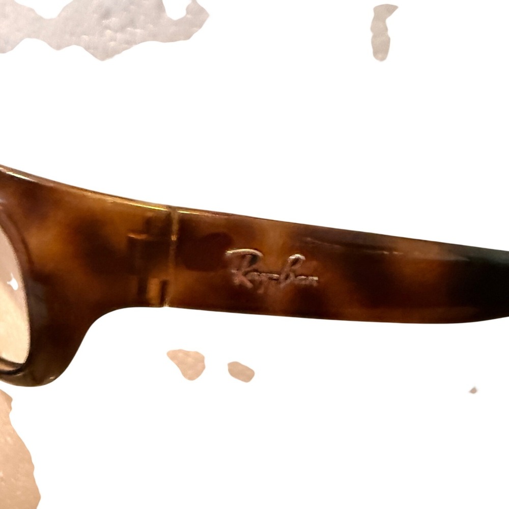 Ray-Ban RB4033 642/73 Tortoise Sunglasses Frames Only 60-17 Italy Authentic - Picture 6 of 8